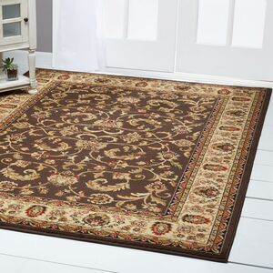 Home Dynamix Area Rugs: Royalty Rug: 3208-511 Brown Ivory 1'9"x7'2